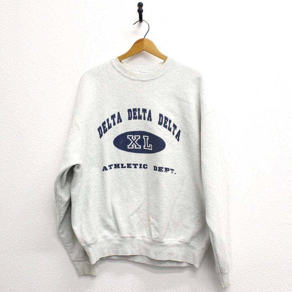 Vintage Tri Delta Athletic Department Sweatshirt XL